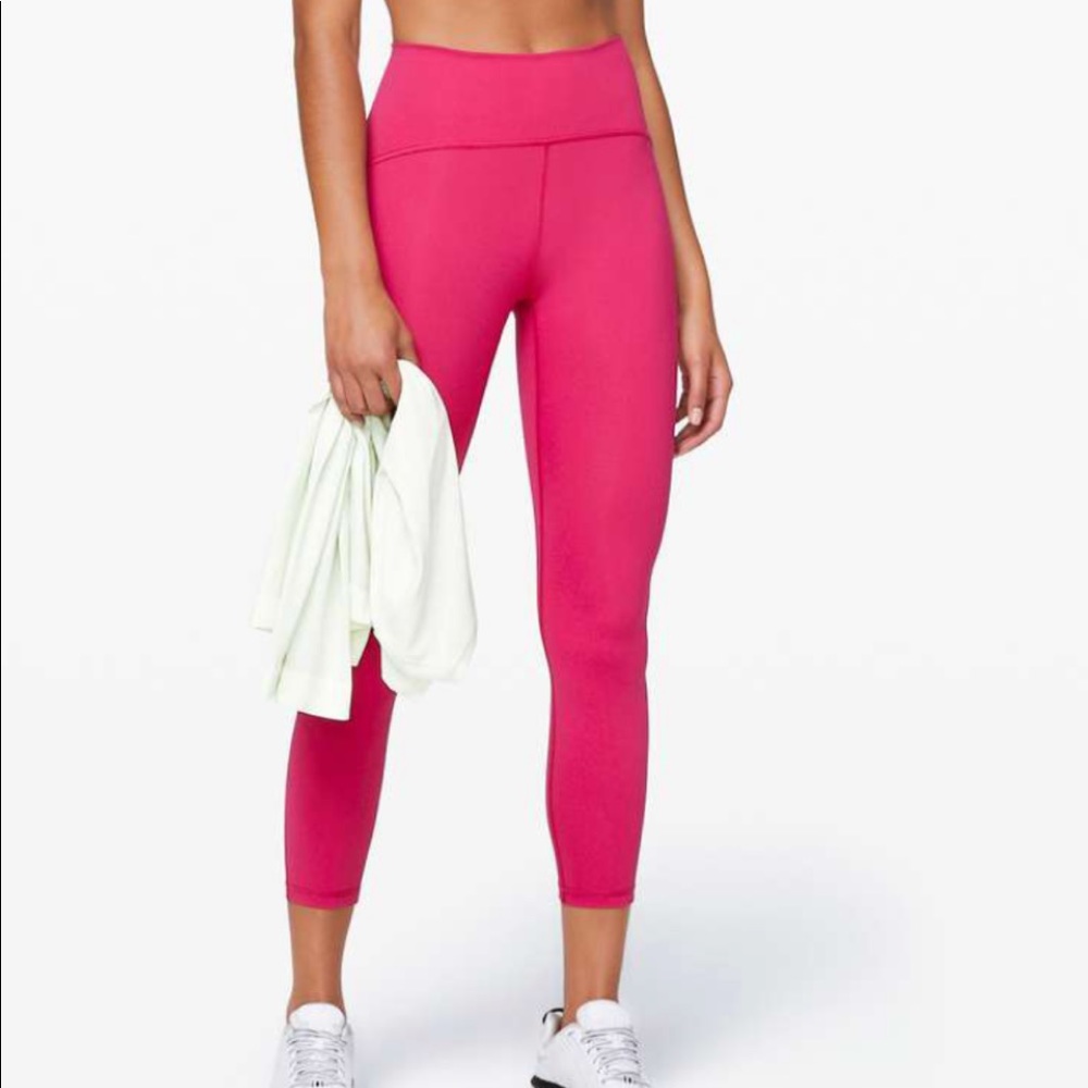 Lululemon train times pant calypso pink